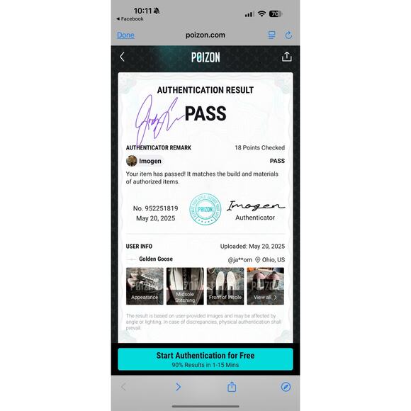 Golden Goose Super Star shoe - Picture 8 of 8